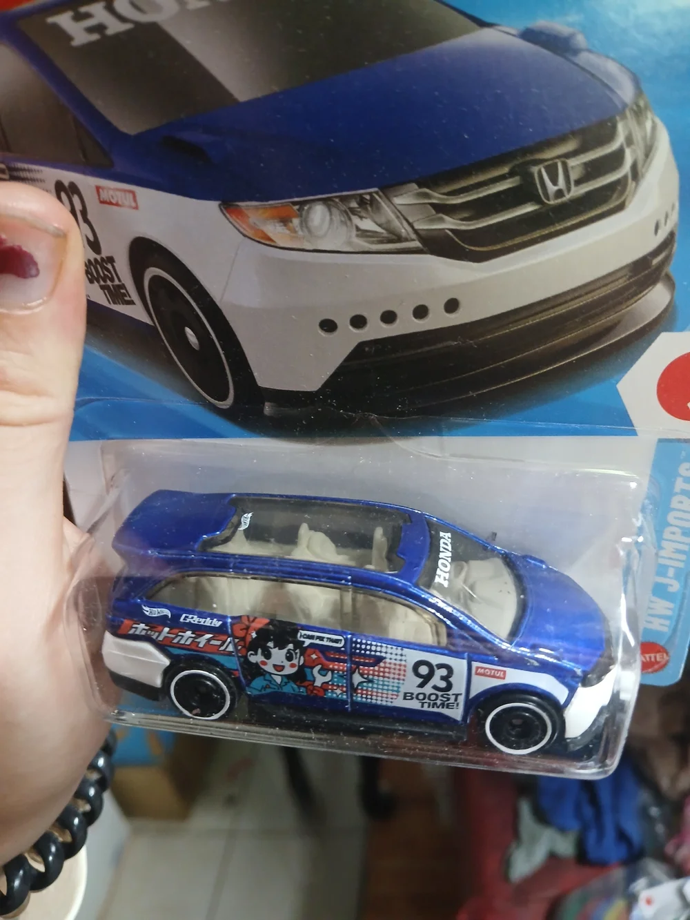 the Hot Wheels Honda Odyssey from the HW J-Imports series (number 6/10, 149/250